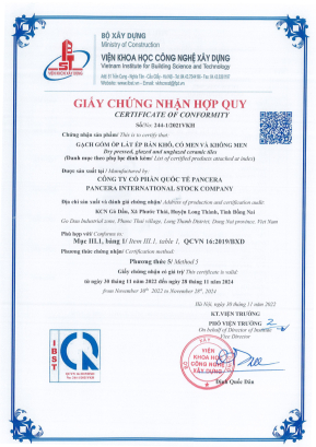 Giấy chứng nhận hợp quy